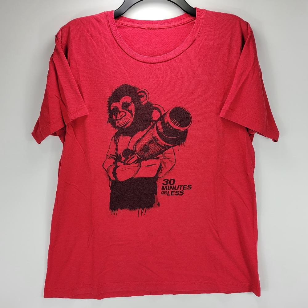 30 Minutes Or Less Jesse Eisenberg Action Comedy Movie Promo Shirt Small S Rare
